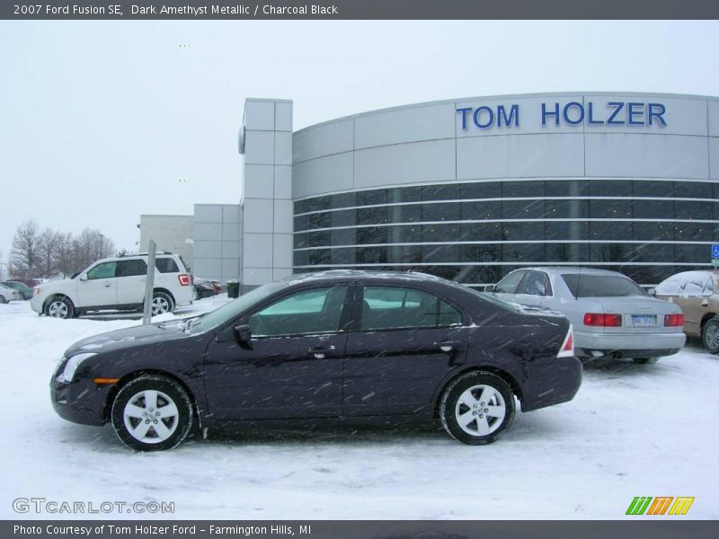 Dark Amethyst Metallic / Charcoal Black 2007 Ford Fusion SE