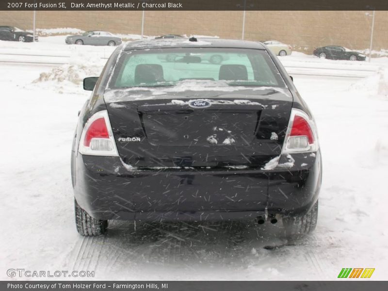 Dark Amethyst Metallic / Charcoal Black 2007 Ford Fusion SE