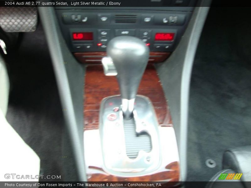 Light Silver Metallic / Ebony 2004 Audi A6 2.7T quattro Sedan