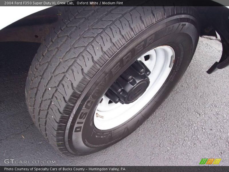 Oxford White / Medium Flint 2004 Ford F350 Super Duty XL Crew Cab