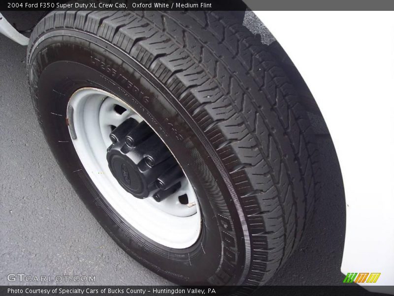 Oxford White / Medium Flint 2004 Ford F350 Super Duty XL Crew Cab