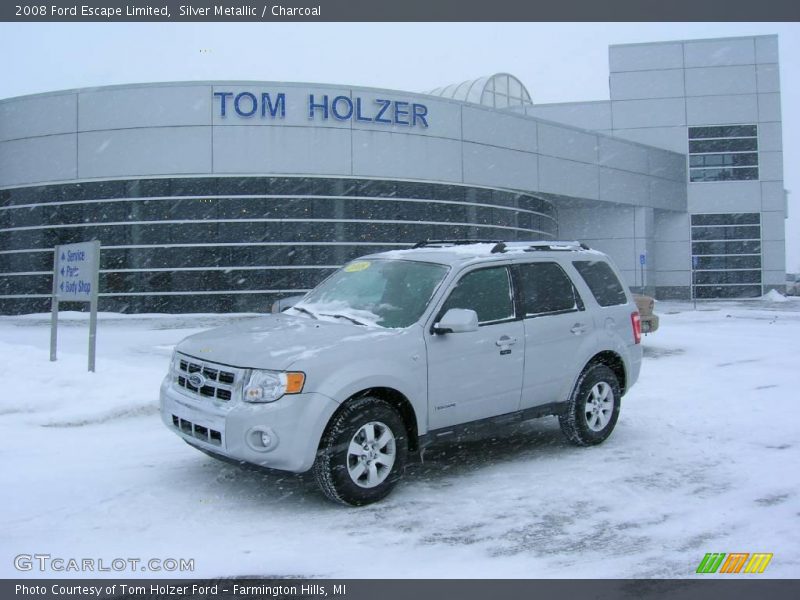 Silver Metallic / Charcoal 2008 Ford Escape Limited