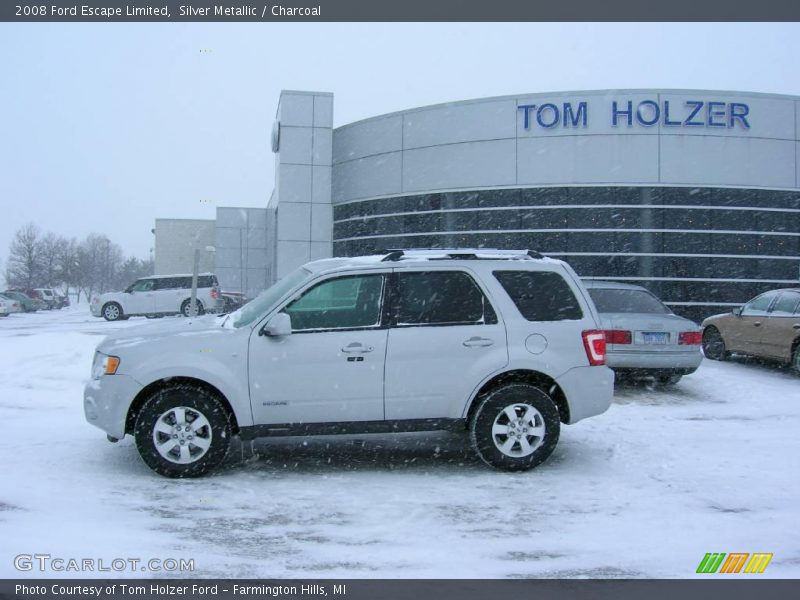 Silver Metallic / Charcoal 2008 Ford Escape Limited