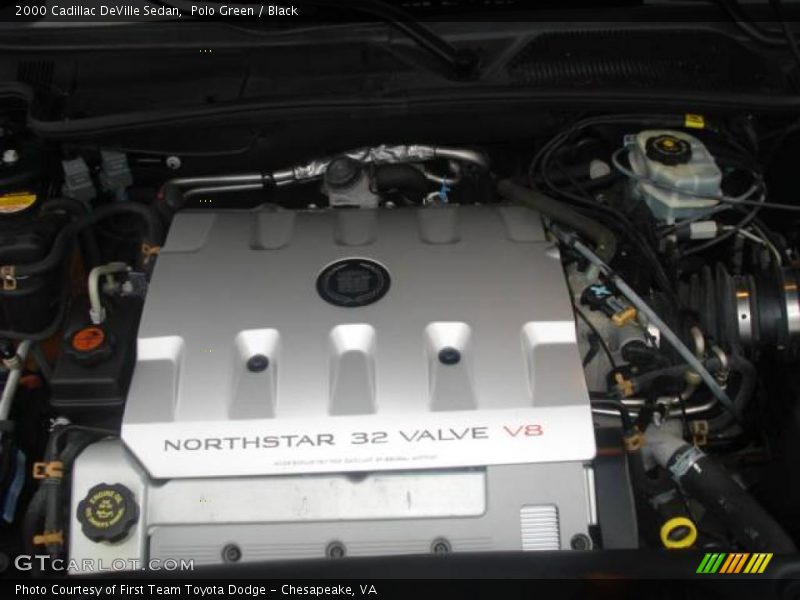 Polo Green / Black 2000 Cadillac DeVille Sedan