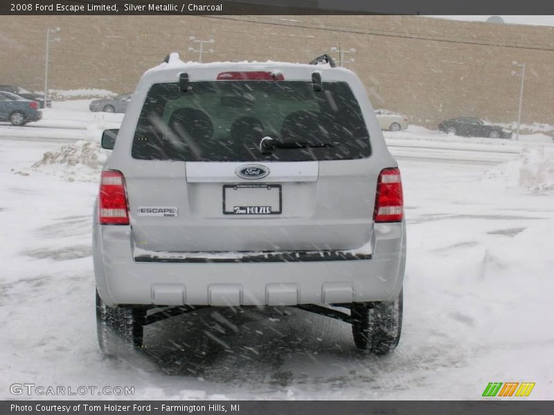 Silver Metallic / Charcoal 2008 Ford Escape Limited