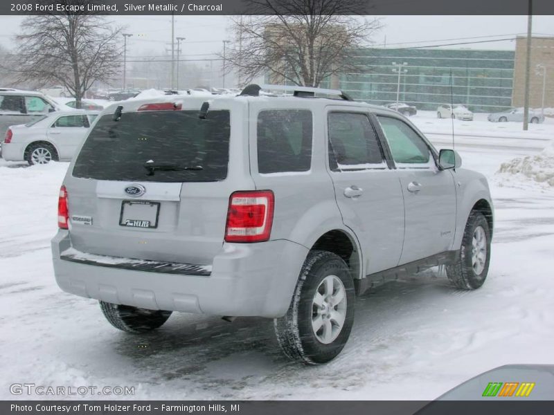 Silver Metallic / Charcoal 2008 Ford Escape Limited