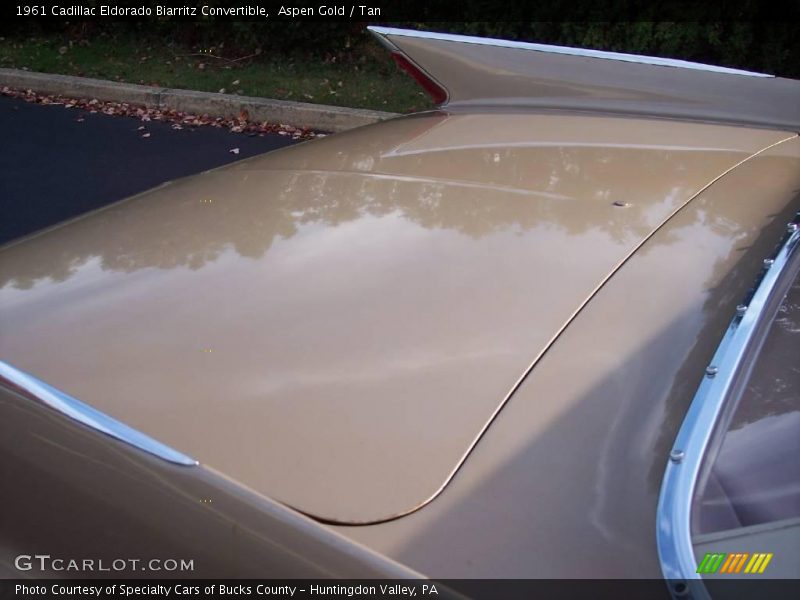 Aspen Gold / Tan 1961 Cadillac Eldorado Biarritz Convertible