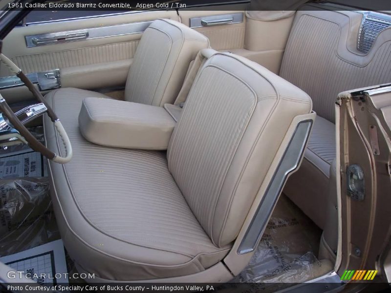 Aspen Gold / Tan 1961 Cadillac Eldorado Biarritz Convertible