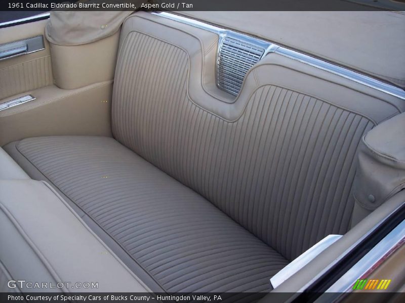 Aspen Gold / Tan 1961 Cadillac Eldorado Biarritz Convertible