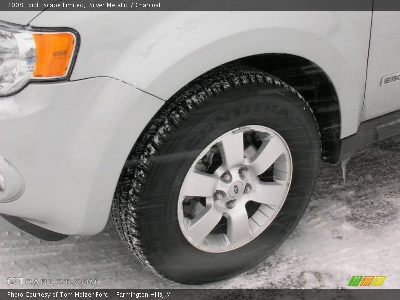 Silver Metallic / Charcoal 2008 Ford Escape Limited