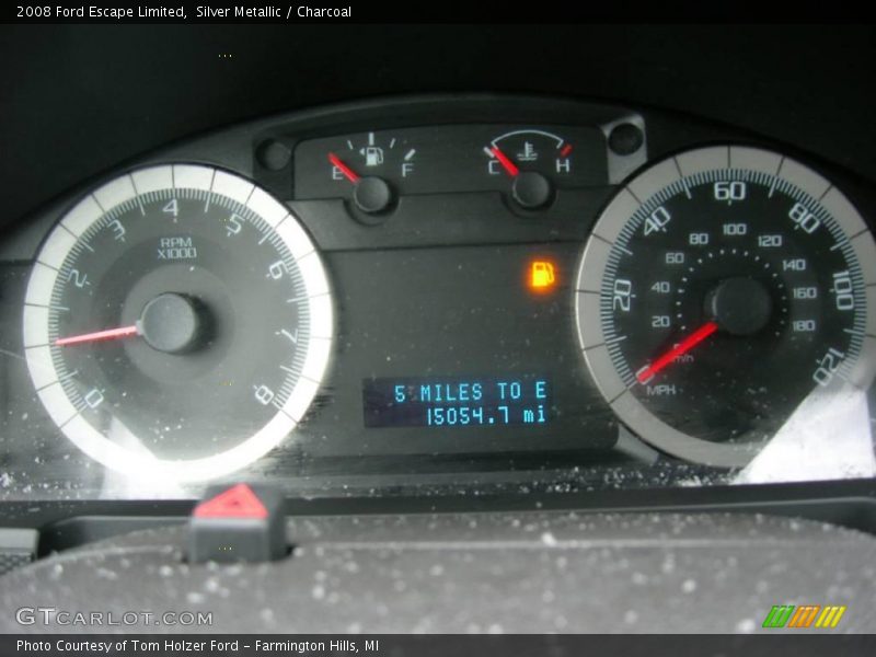 Silver Metallic / Charcoal 2008 Ford Escape Limited