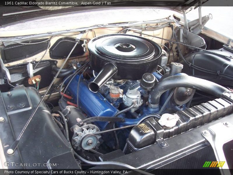 Aspen Gold / Tan 1961 Cadillac Eldorado Biarritz Convertible
