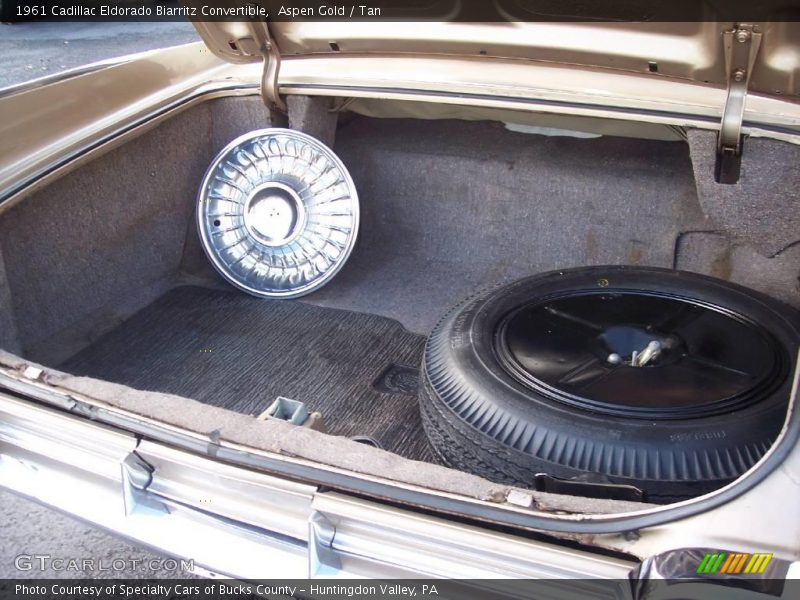 Aspen Gold / Tan 1961 Cadillac Eldorado Biarritz Convertible