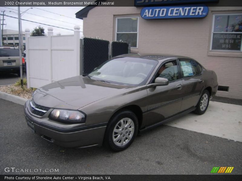 Medium Bronzemist Metallic / Neutral 2002 Chevrolet Impala