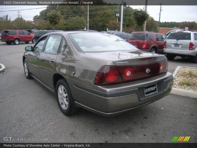 Medium Bronzemist Metallic / Neutral 2002 Chevrolet Impala