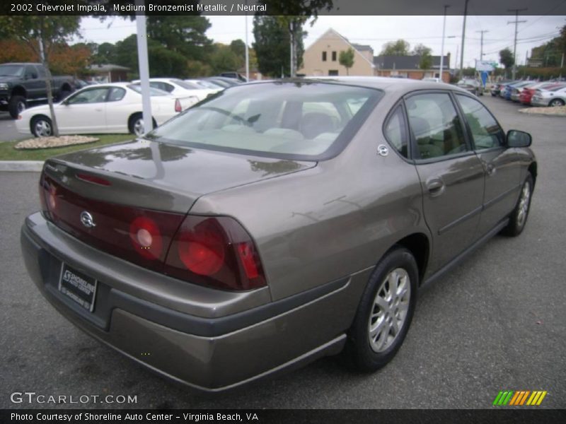 Medium Bronzemist Metallic / Neutral 2002 Chevrolet Impala