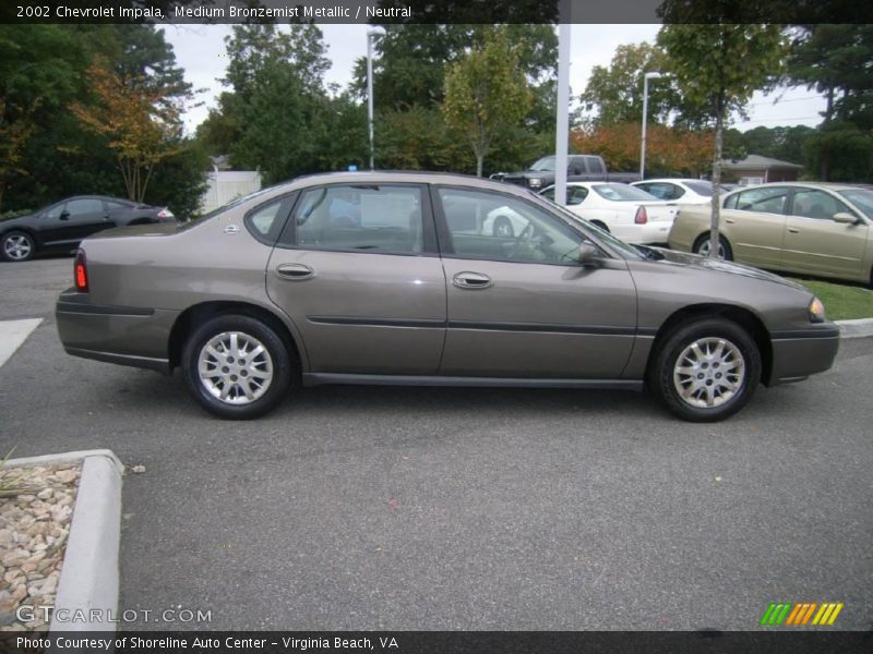 Medium Bronzemist Metallic / Neutral 2002 Chevrolet Impala