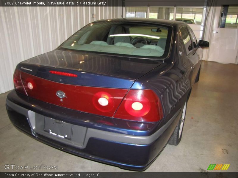 Navy Blue Metallic / Medium Gray 2002 Chevrolet Impala