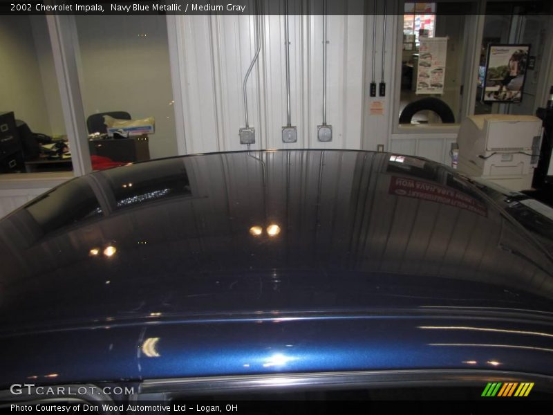Navy Blue Metallic / Medium Gray 2002 Chevrolet Impala