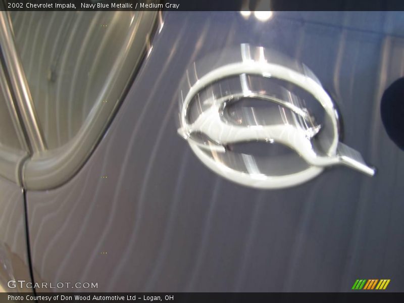Navy Blue Metallic / Medium Gray 2002 Chevrolet Impala