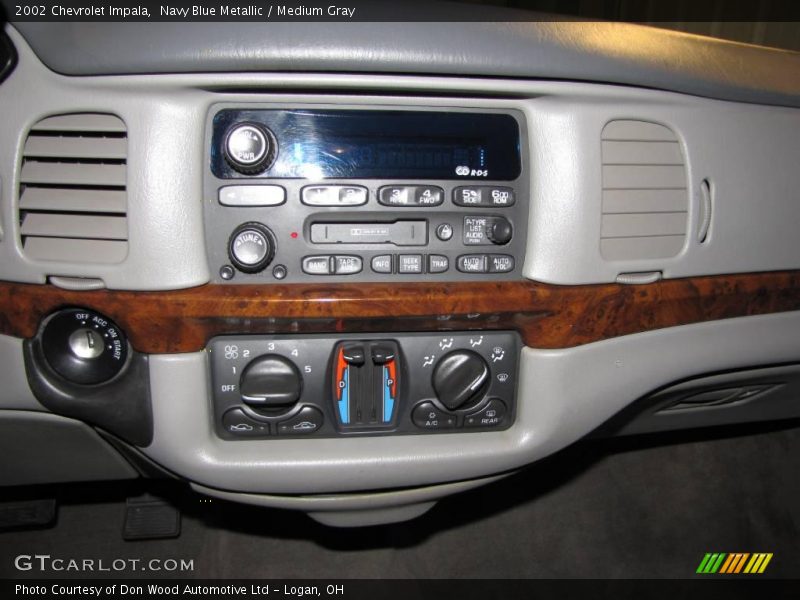 Navy Blue Metallic / Medium Gray 2002 Chevrolet Impala