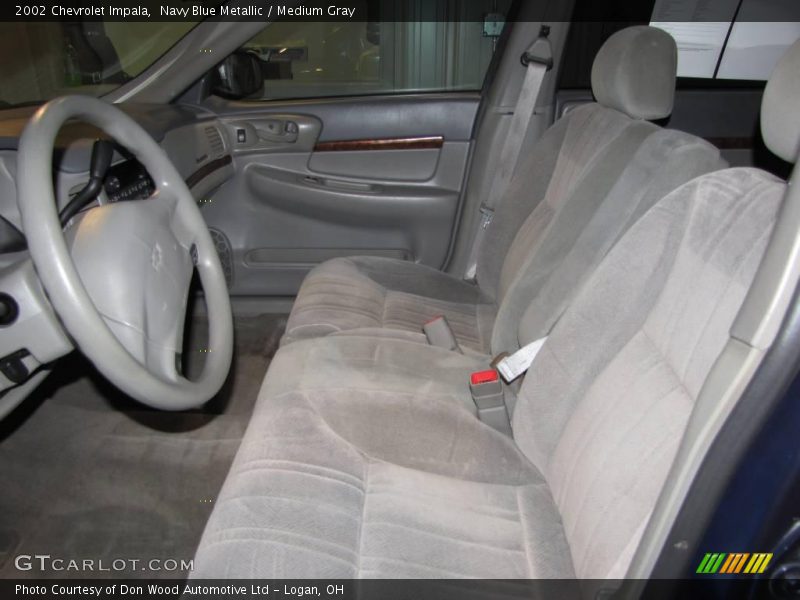 Navy Blue Metallic / Medium Gray 2002 Chevrolet Impala