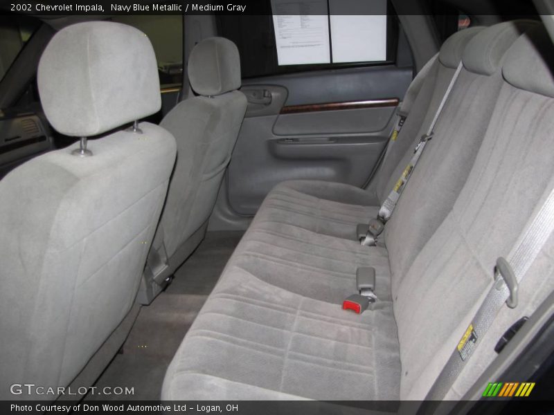 Navy Blue Metallic / Medium Gray 2002 Chevrolet Impala