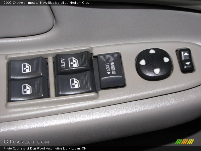 Navy Blue Metallic / Medium Gray 2002 Chevrolet Impala