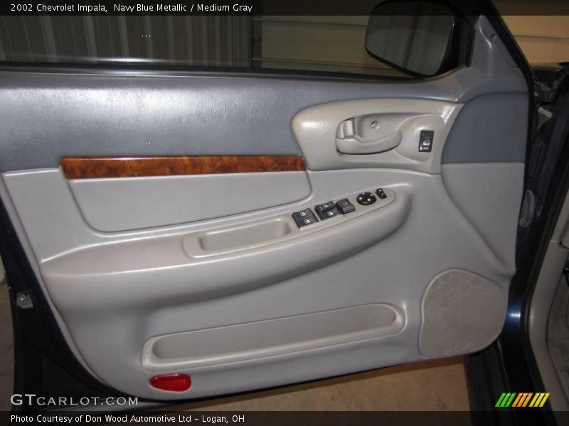 Navy Blue Metallic / Medium Gray 2002 Chevrolet Impala