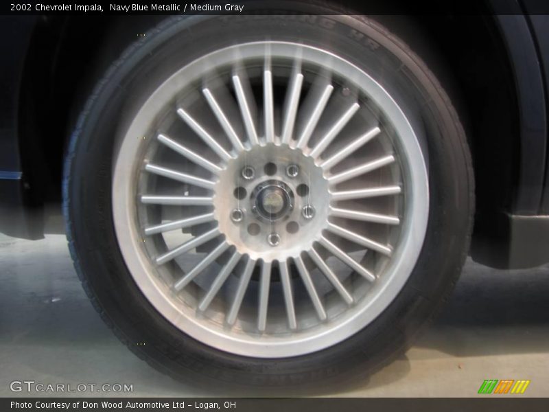 Navy Blue Metallic / Medium Gray 2002 Chevrolet Impala