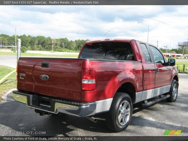 Redfire Metallic / Medium/Dark Flint 2007 Ford F150 XLT SuperCab