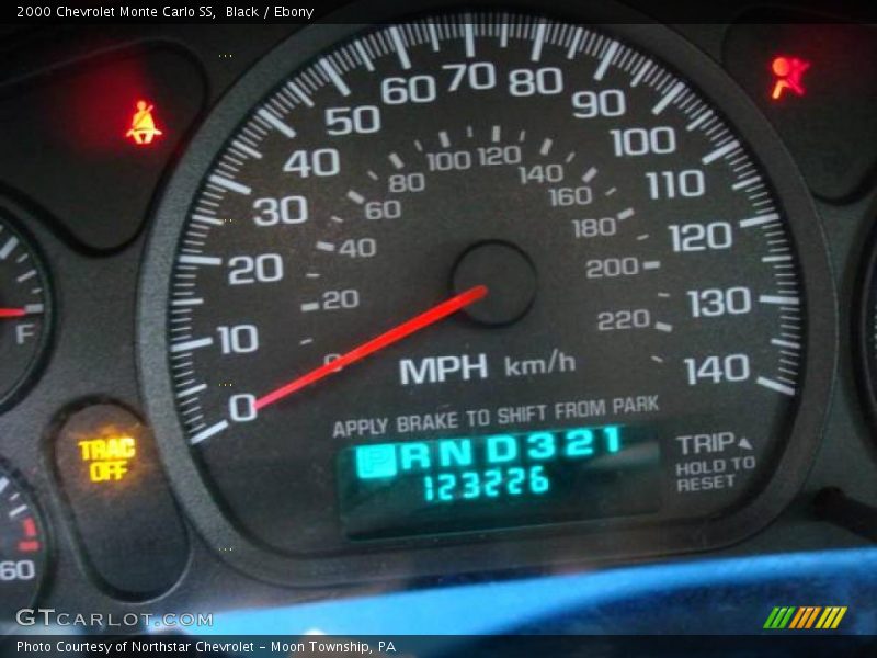 Black / Ebony 2000 Chevrolet Monte Carlo SS