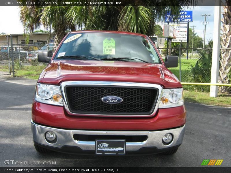 Redfire Metallic / Medium/Dark Flint 2007 Ford F150 XLT SuperCab