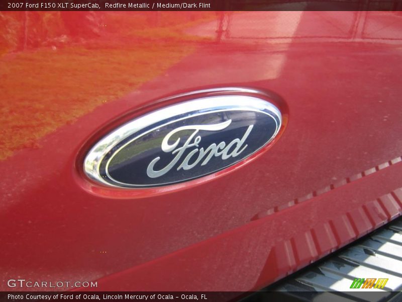 Redfire Metallic / Medium/Dark Flint 2007 Ford F150 XLT SuperCab