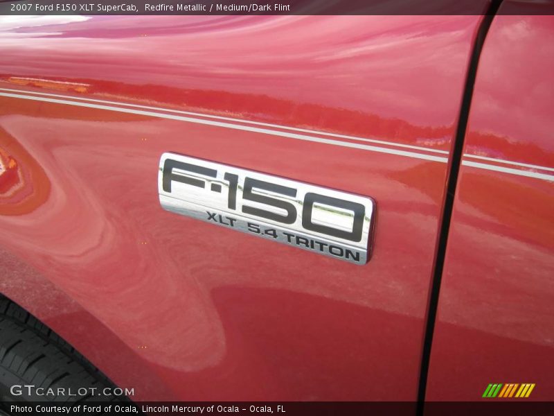 Redfire Metallic / Medium/Dark Flint 2007 Ford F150 XLT SuperCab