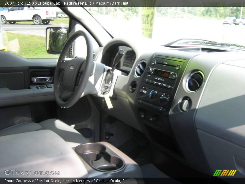 Redfire Metallic / Medium/Dark Flint 2007 Ford F150 XLT SuperCab