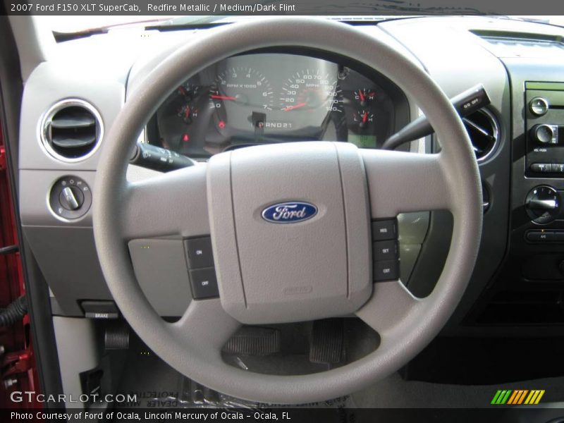Redfire Metallic / Medium/Dark Flint 2007 Ford F150 XLT SuperCab