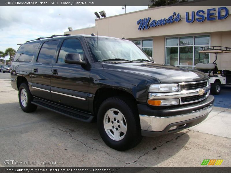 Black / Tan/Neutral 2004 Chevrolet Suburban 1500