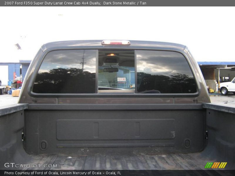 Dark Stone Metallic / Tan 2007 Ford F350 Super Duty Lariat Crew Cab 4x4 Dually