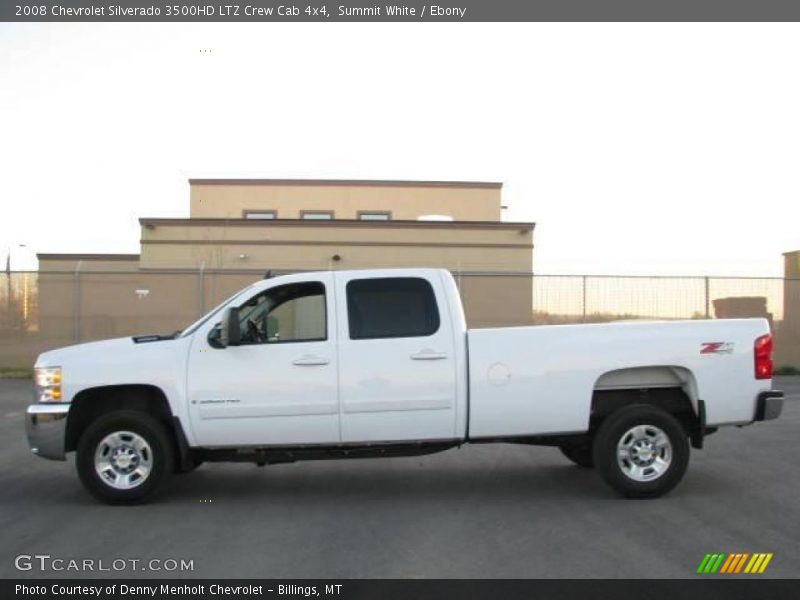 Summit White / Ebony 2008 Chevrolet Silverado 3500HD LTZ Crew Cab 4x4