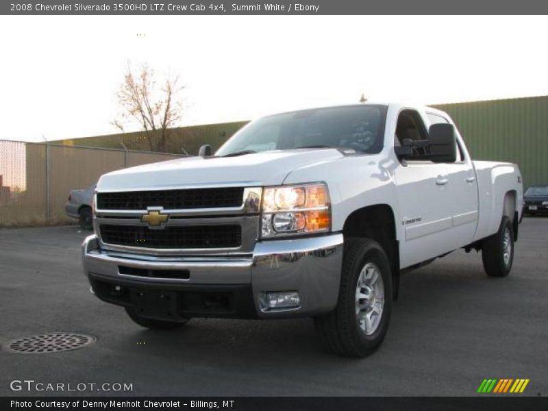 Summit White / Ebony 2008 Chevrolet Silverado 3500HD LTZ Crew Cab 4x4