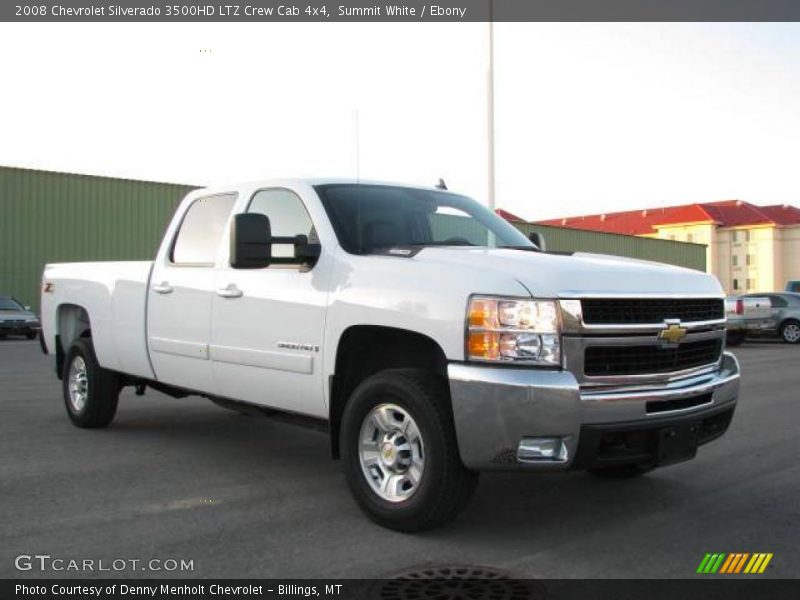 Summit White / Ebony 2008 Chevrolet Silverado 3500HD LTZ Crew Cab 4x4