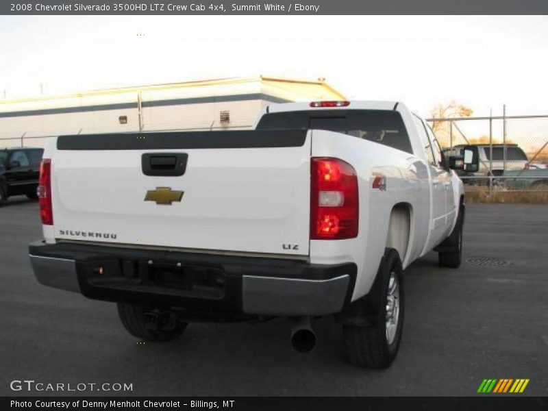 Summit White / Ebony 2008 Chevrolet Silverado 3500HD LTZ Crew Cab 4x4