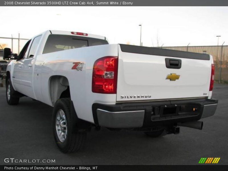 Summit White / Ebony 2008 Chevrolet Silverado 3500HD LTZ Crew Cab 4x4
