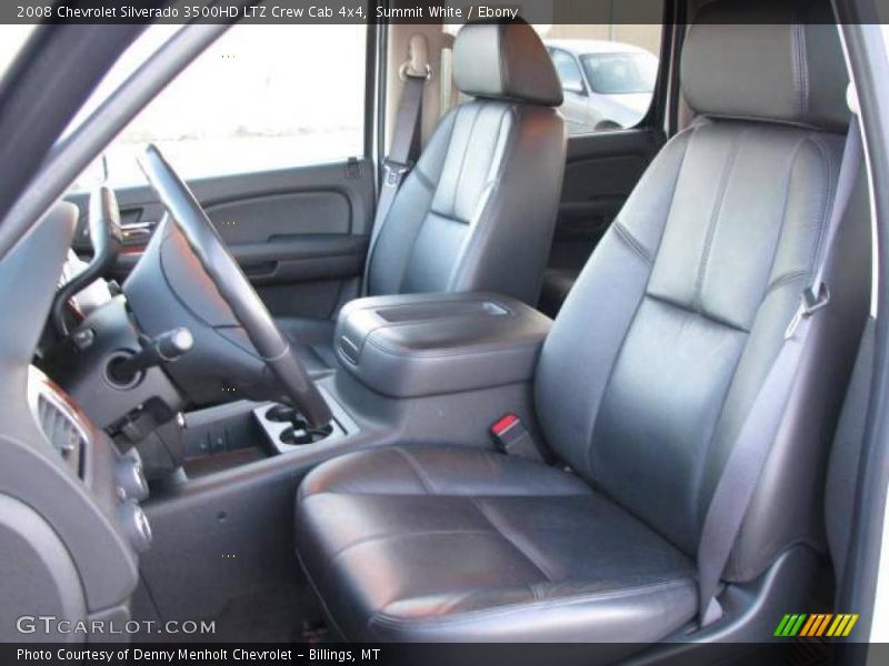 Summit White / Ebony 2008 Chevrolet Silverado 3500HD LTZ Crew Cab 4x4