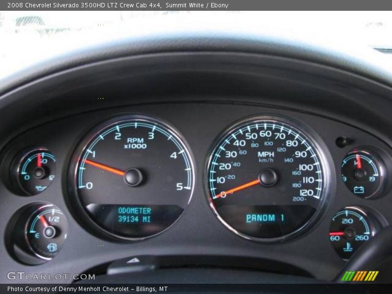 Summit White / Ebony 2008 Chevrolet Silverado 3500HD LTZ Crew Cab 4x4