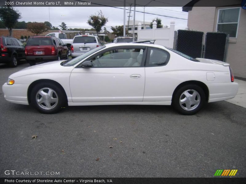 White / Neutral 2005 Chevrolet Monte Carlo LT