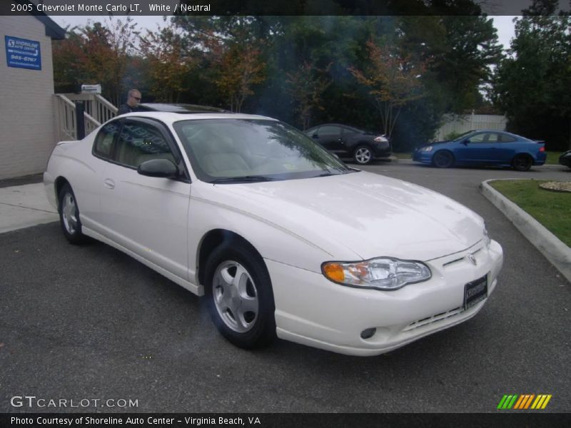 White / Neutral 2005 Chevrolet Monte Carlo LT
