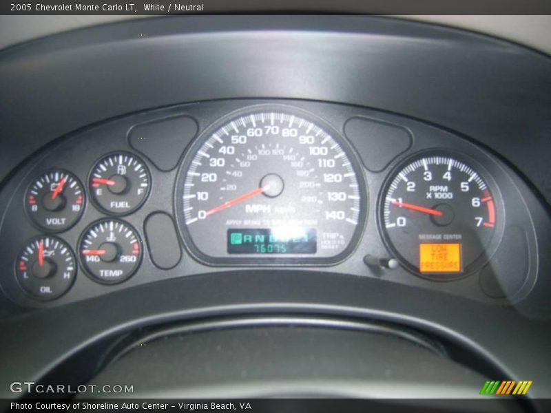 White / Neutral 2005 Chevrolet Monte Carlo LT
