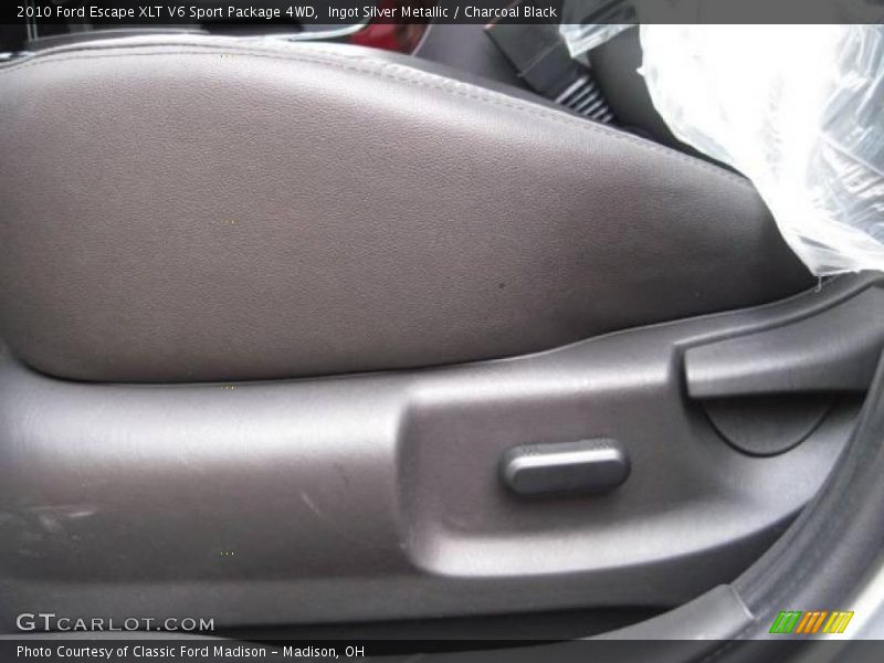 Ingot Silver Metallic / Charcoal Black 2010 Ford Escape XLT V6 Sport Package 4WD